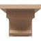Ekena Millwork 5"W x 10"D x 5"H Wide Alma Rough Cedar Woodgrain TimberThane Corbel, Primed Tan CORUR05X10X05ALMRCPR - alternate 5